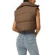 thumbnail image 3 of INSPIRE CHIC Chaleco Acolchado para Mujer con Cuello Alto, Chaqueta Ligera con Cremallera, Chaleco Corto Acolchado L Marrón, 3 of 6