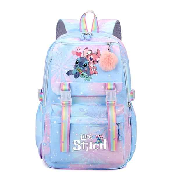 Lilo And Stitch Large capacity Waterproof Backpack for School Kawaii Anime cosplay bag Travel Bag School Student Girl Gift