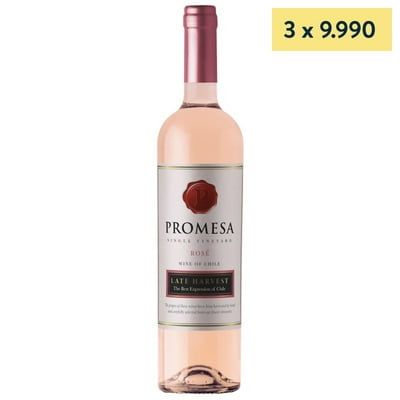 Vino Late Harvest Rosé 12° Botella 500 Ml Promesa