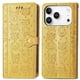 thumbnail image 4 of Funda Cartera FOXDOCK para iPhone 17 Pro Max , Flip PU con Relieve de Gatos y Perros, Tarjetero y Soporte, 4 of 6