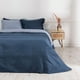 thumbnail image 1 of Set Quilt Liso + Sabana Liso King Azul, 1 of 3