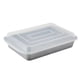 thumbnail image 1 of Molde para hornear Farberware GoldenBake antiadherente con tapa, 23 x 33 cm, color gris, 1 of 9
