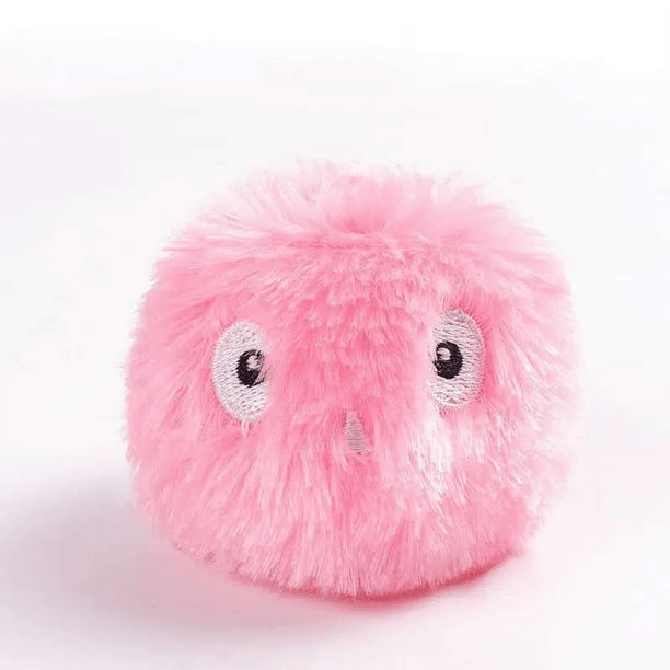 Cat Plush Toy Interactive Ball Cat Training Toy, Pet Toy Ball Squeaky Sounding Toy