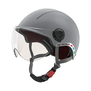 Magideal - Casco De Vehículo Eléctrico Casco De Media Máscara Circunferencia De La Cabeza Ajustable Cómodo Casco De Ciclismo Para Adultos Para Motocicleta Gris
