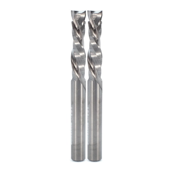 Broca fresadora Whiteside UD2102 cortada en espiral arriba/abajo de 6 mm (paquete de 2)