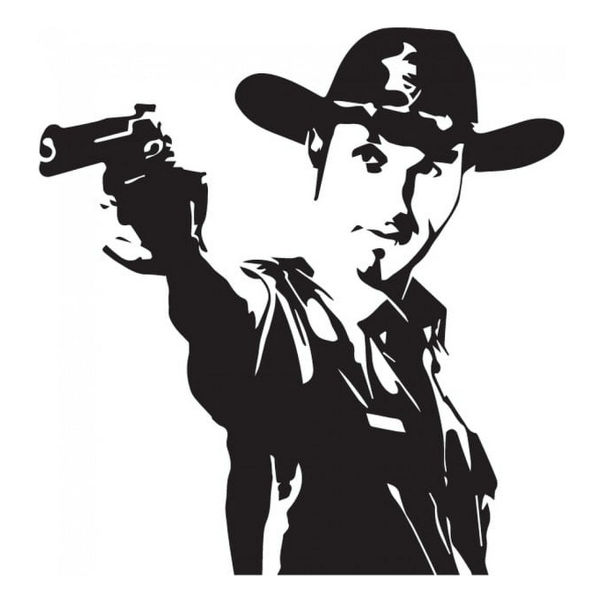 Rienda Libre Graphics - Decomural Rick Grimes Portrait The Walking Dead Ws-34207