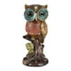 thumbnail image 1 of Estatuilla De Pájaros Modernos Esculturas De Jardín Alféizar Patio Dormitorio Resina Búho Estatuas Ojos Azul, 1 of 1