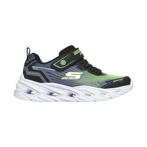 ZAPATILLAS URBANAS SKECHERS S-LIGHTS VORTEX 3.0 INFANTIL | 400590L-BKLM - Talla 34