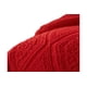 thumbnail image 3 of Plumón Rojo 2 Plazas Diseño Trenzado, Polar + 2 Fundas Polar, 3 of 3