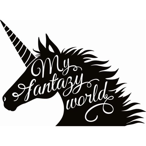 Rienda Libre Graphics - Decomural My Fantasy World Unicorn Ws-46771