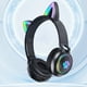 thumbnail image 3 of Audífonos inalámbrico Orejas Gato Led Wireless Bluetooth Negro, 3 of 3
