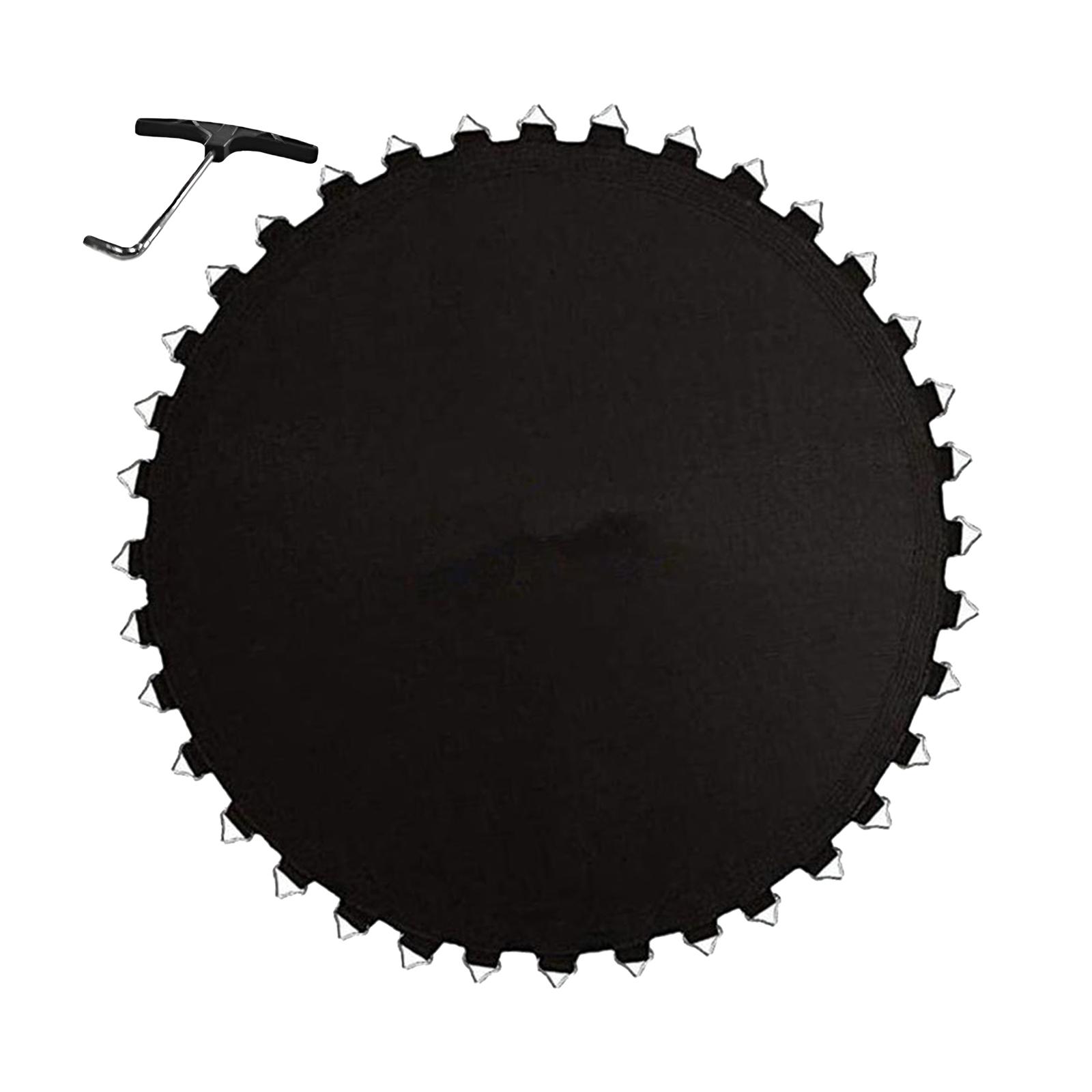 Ioensy - Estera De Trampolín, Cama De Salto Redonda, Reparación De Trampolín, Tela De Salto Para Exteriores Para 6 Pies Y 36 Hebillas