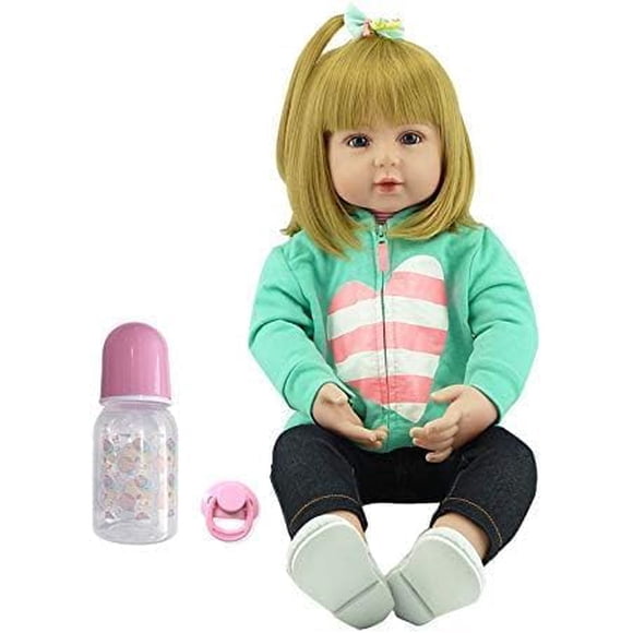 Muñeca Reborn Bebé iCradle Lovely Girl 45 cm Cuerpo de Vinilo Suave