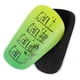 thumbnail image 4 of Mini Espinilleras Para Jugadores De Fútbol Protección De Piernas Gruesa Que Absorbe Los Golpes Amarillo Verde XS, 4 of 5