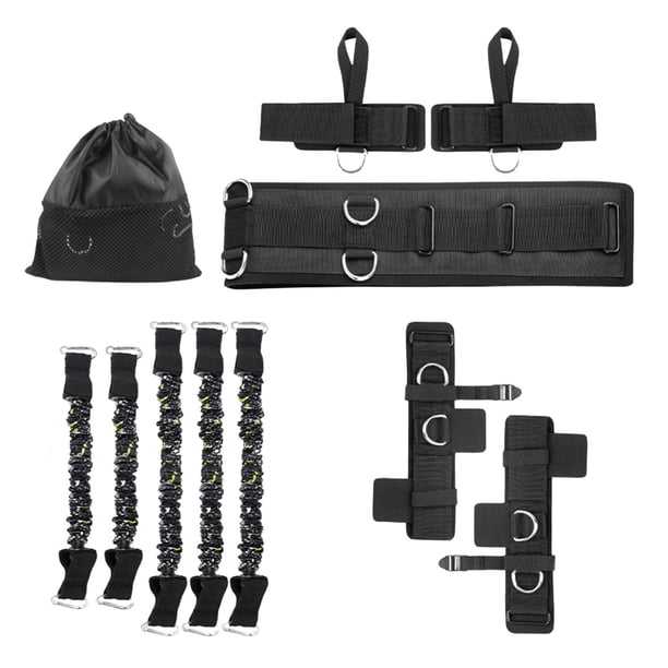 Kit de ejercicio de entrenamiento de resistencia de boxeo, funda protectora antirotura para boxeo, , accesorios de entrenamiento de , 200 negro 200 libras negro