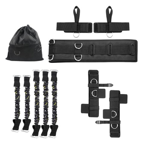 Magideal - Kit De Ejercicio De Entrenamiento De Resistencia De Boxeo, Funda Protectora Antirotura Para Boxeo, , Accesorios De Entrenamiento De , 200 Negro 200 Libras Negro