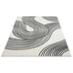 thumbnail image 3 of Alfombra Abani Nuevo, color crema y negro con forma de espiral, 240 x 300 cm, color beige, 3 of 8