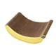 thumbnail image 2 of Almohadilla Rascadora Para Gatos, Juguete Interactivo Duradero, Cama De Cartón Para Gatos, Para Interiores, Amarillo, S, 2 of 5