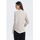 thumbnail image 3 of Polera Mujer Borde En Contraste Beige, 3 of 4