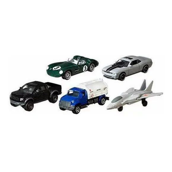 Pack 5 En 1 Juguetes Autos Y Avion Top Gun Maverick Modelo 1