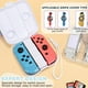 thumbnail image 3 of Estuche portátil para guardar los Joycons de Switch/OLED, diseño de gancho de gato, caja protectora de transporte para viajes con ranuras para tarjetas de juego y cordón -Blanco, 3 of 5