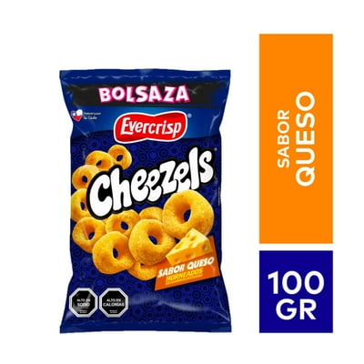 Suflés Cheezels Queso 100 G Evercrisp