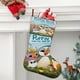 thumbnail image 2 of Roca Puffin Tema: Calcetines de Navidad, fino lino blanco para colgar en escaleras y chimenea, decoración navideña para el hogar, regalo de Navidad. 45cm × 32cm, 2 of 5