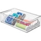 thumbnail image 5 of Pequeños contenedores de plástico para baño con asas para organizar el armario, el tocador o el estante del armario, organizador de accesorios para pastillas transparentes., 5 of 8