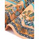 thumbnail image 5 of Vestido Boho Floral con Cuello en V y Hombros Caídos para Mujer de Talla Grande Agnes Orinda, Vestidos de Playa con Cintura Ajustable, Talla 2X Beige, 5 of 5