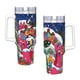 thumbnail image 4 of Navidad: Bienvenido a Villa Quién Vaso aislado de acero inoxidable con asa, diseño temático, regalo para familia, amigos y fans; incluye pajita y encaja en el portavasos estándar, 40 oz, 4 of 6