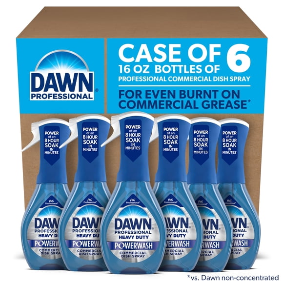 Spray Dawn Professional Powerwash de alta resistencia, 473 ml, 6 botellas