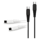 thumbnail image 2 of Cable ubc-c a USB-C 1m 2a max dlc5531w blanco Blanco, 2 of 3