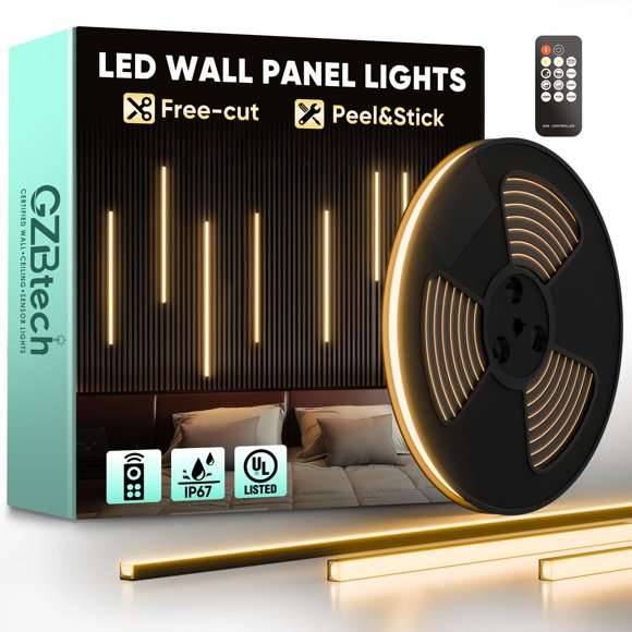 Tira de LED GZBtech 5 m 3000 K regulable e impermeable