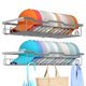 thumbnail image 1 of Soporte de pared de metal para gorras Nicetree 48 unidades (2 piezas), 1 of 8