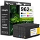 thumbnail image 1 of Cartuchos de tinta Cittogbu 962XL pack de 4 compatible HP, 1 of 8