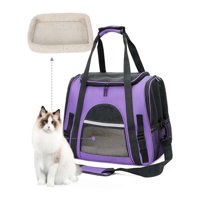 Todo Para El Hogar - Mochila Para Mascota Perro Y Gato Transportador Respirable (Morado)