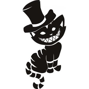 Rienda Libre Graphics - Decomural Cheshire Cat Alice In Wonderland Ws-17446