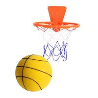 Magideal - Baloncesto Silencioso Con Aro, Juguetes Para Niños, Pelota, Regalo Para Niños, Poco Ruido, Fácil De Agarrar, Pelota Educativa Para Palmaditas, Juguete Talla 3