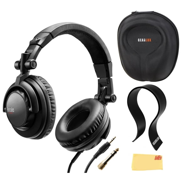 Auriculares Hercules HDP DJ45 cerrados para DJ con kit
