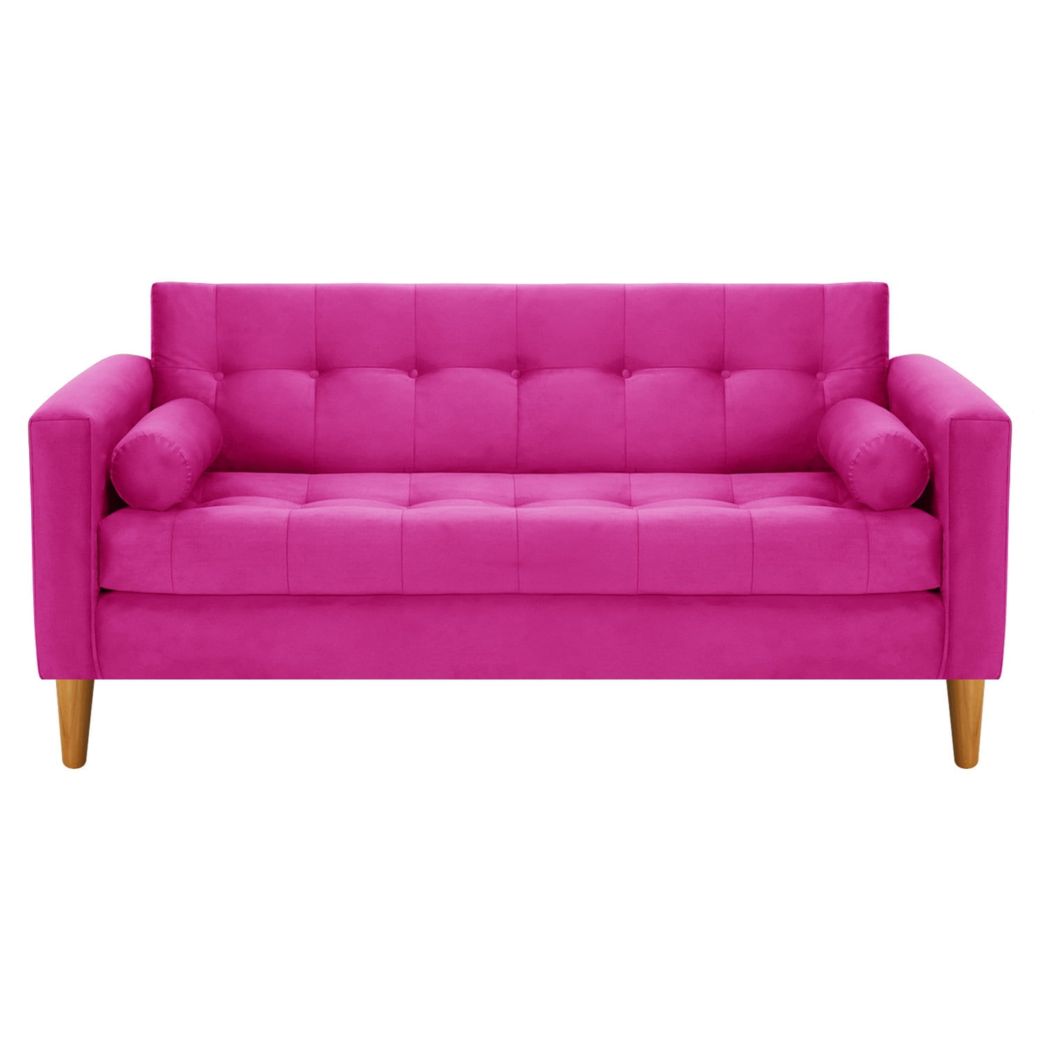 Bodevir - Sofa Retro 3c Felpa 04 Fucsia