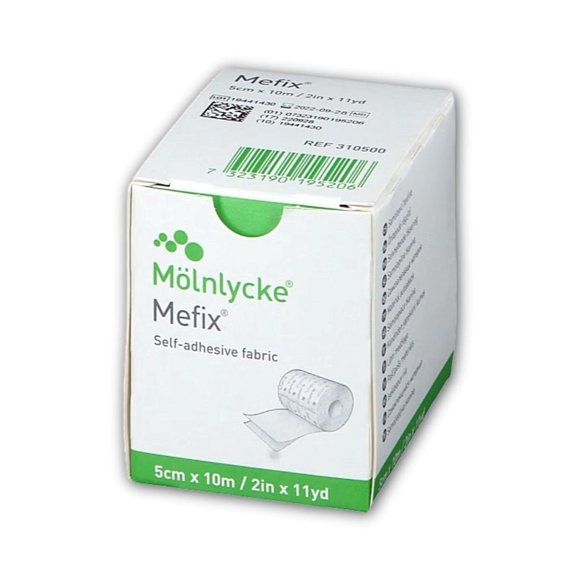 Cinta para Fijación de Vendajes Mefix Mölnlycke 5 cm x 10 m