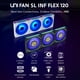 thumbnail image 2 of Ventilador PC Lian Li SL-INF LCD Flex 120 Pack de 3 Negro, 2 of 9