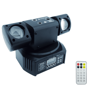 Genérico - Moving Head 2 Cabezas Rgb + Láser + Lcd