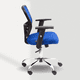 thumbnail image 2 of Silla para escritorio Lyon azul brazos regulables, 2 of 3