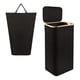 thumbnail image 3 of Cesta Grande Para La Colada, Cesta Plegable Para La Colada, Para La Universidad, Dormitorio, Sala De Estar, Color Negro, 3 of 5