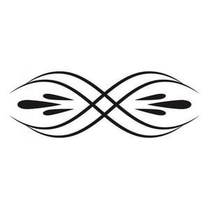 Rienda Libre Graphics - Decomural Symmetrical Swirl Headboard Ws-18266