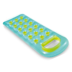 Intex - Flotador Inflable Mat Pocket Suntanner 188X71 Cm Verde