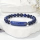 thumbnail image 1 of 1pc Natural Semi-Precious Stone Rectangular Body Energy Yoga Bracelet, 1 of 5
