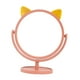 thumbnail image 1 of Espejo De Maquillaje De Escritorio Rotación De 360 Grados Para Tocador Afeitado Mesa Gato Rosa, 1 of 5