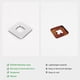 thumbnail image 4 of Brida para brazo de ducha BathAce de acero inoxidable cromado de 2 cm, 4 of 5